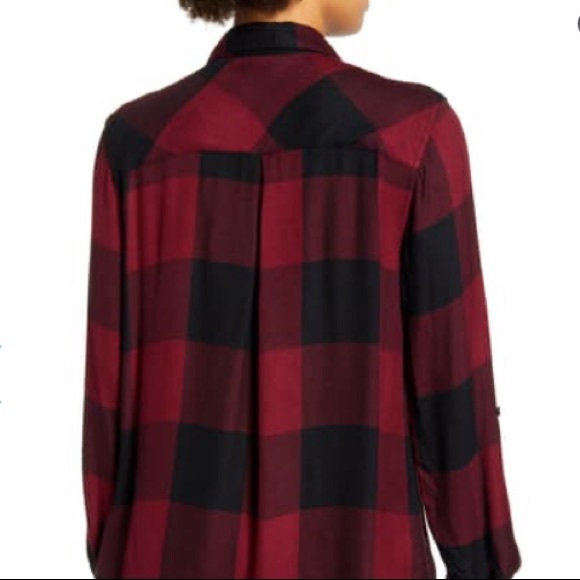 NEW Thread & Supply Button-Down Plaid Flannel - Picture 4 of 9